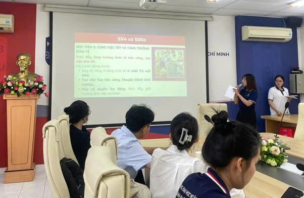 Chi bộ sinh viên 4 với 17 mục tiêu thiên niên kỷ
