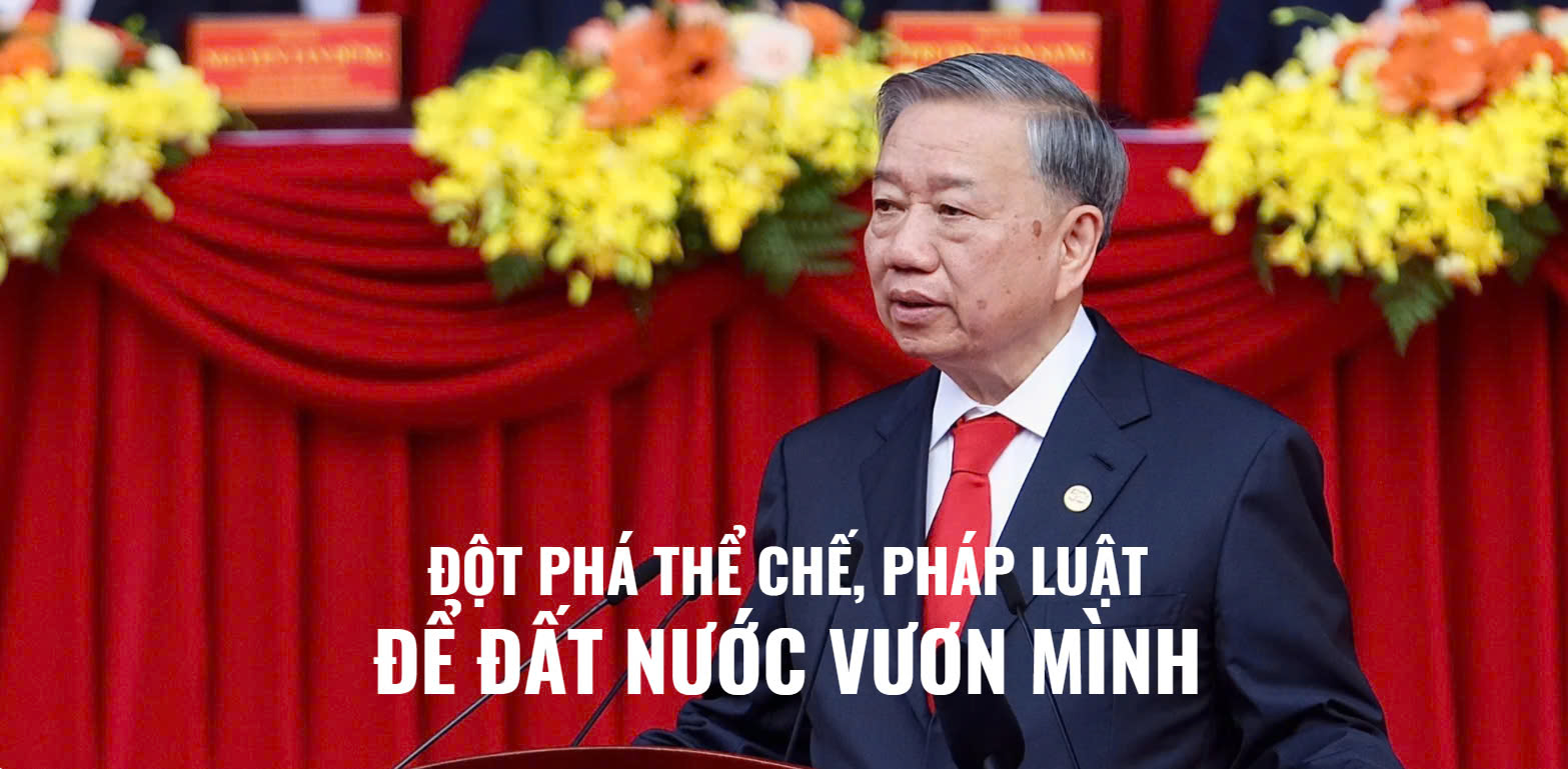 ĐỘT PHÁ THỂ CHẾ, PHÁP LUẬT ĐỂ ĐẤT NƯỚC VƯƠN MÌNH